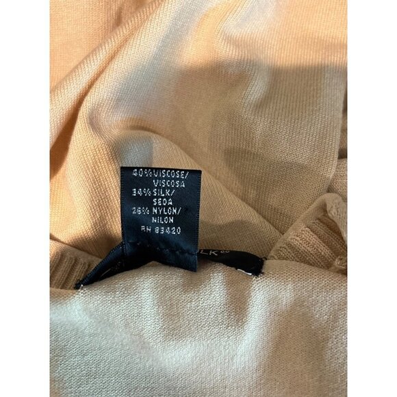 August Silk Knits Women's Light Pastel Yellow Cardigan - Picture 7 of 7